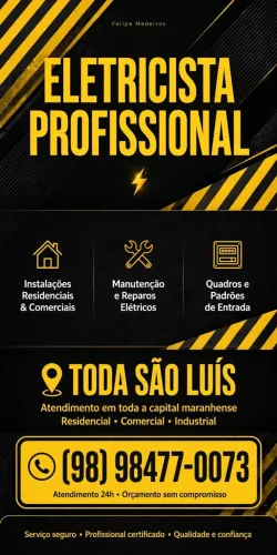 ELETRICISTA PROFISSIONAL 24H SAO LUÍS