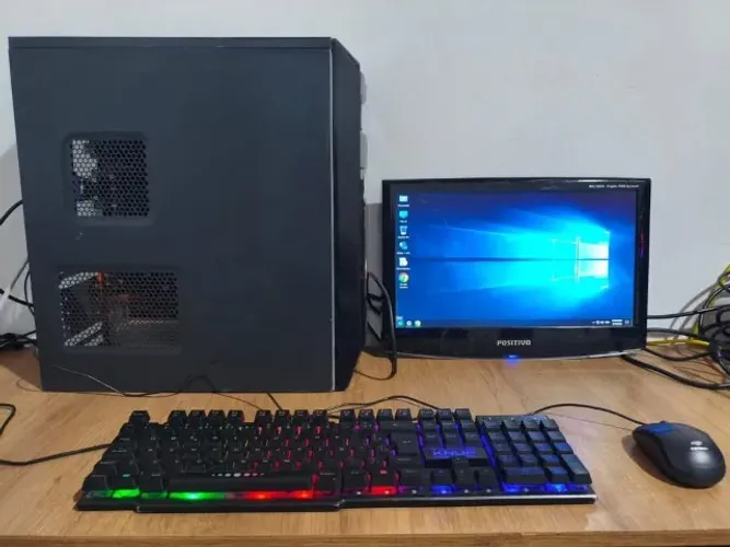 PC completo AMD A6 / 2Gb / hd160Gb / Monitor 15Pol