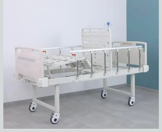 Cama Hospitalar Fowler Leito Manual 2 Movimentos 5 Posições Suporta até 180 Kg