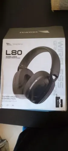 Fone de ouvido gamer sem fio 