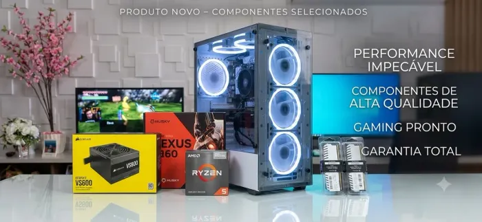 PC Gamer / Ryzen 5 5600GT | 16GB RAM 3200MHz | SSD 240GB