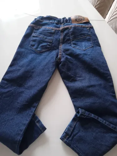 Calça jeans masculina infantil 