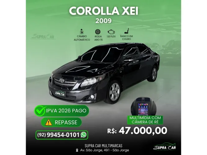 Toyota Corolla XEI 1.8/1.8 Flex 16V Aut. 2009
