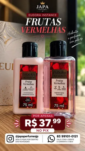 Kit Eudora Frutas vermelhas