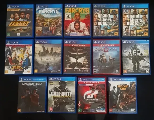 Jogos de PS4 a partir de R$50 (preços na descrição)