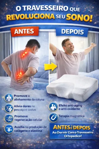 Travesseiro de Grafeno Ortopédico - Conforto e Tecnologia para Dormir Melhor
