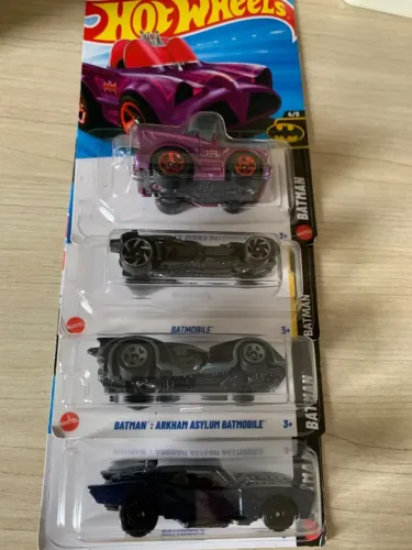 Coleção Batman Hot Wheels (4 Carrinhos Lacrado)