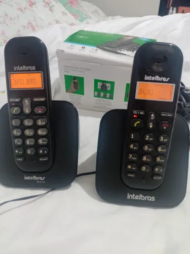Kit 2 Telefones sem fio intelbras TS 3110