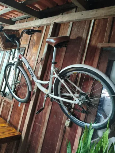 Vendo Bicicleta mobele. Com bagageiro e nota fiscal.. semi nova