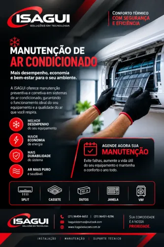 INSTALAÇÃO E MANUTENÇÃO DE AR CONDICIONADO