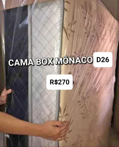 Entrega Rápida Cama box casal alto conforto d26