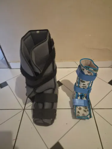 Kit Botas Imobilizadoras Ortopédicas - Adulto G + Infantil