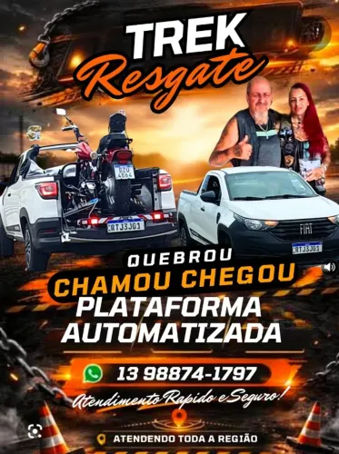 Guincho para moto motorizado atendo litoral sul ,norte e Vale do ribeira sp