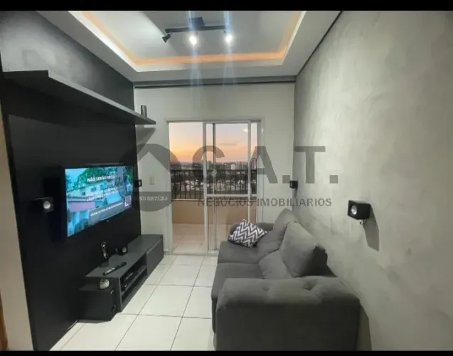 Apartamento para locação no Parque Campolim, Sorocaba-SP: 2 quartos, 2 salas, 1 banheiro,