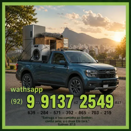 FRETE ZONA LESTE NORTE E SUL NOITE E DIA DISPONÍVEL Pickup disponível para fretes urbanos