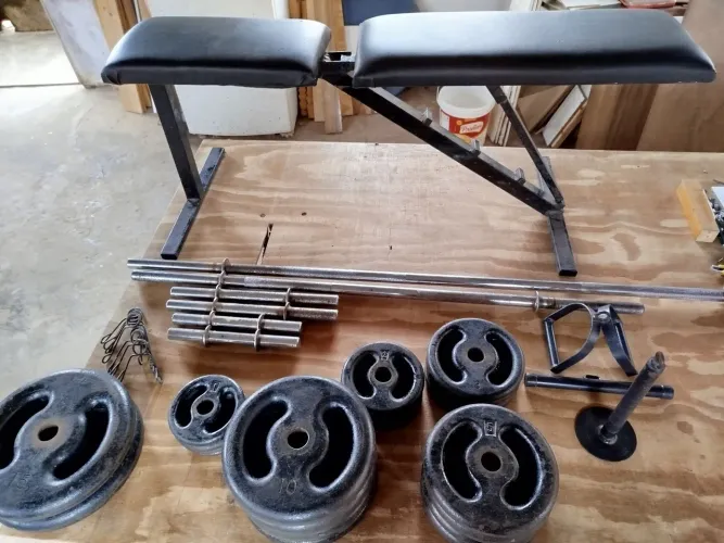 Kit de musculação
