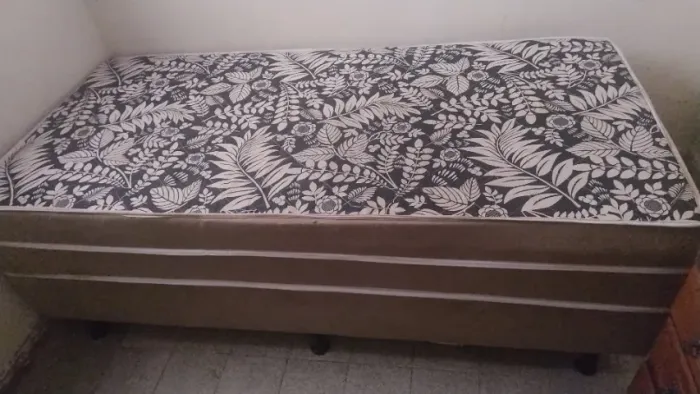 Cama solteiro semi ortopédico