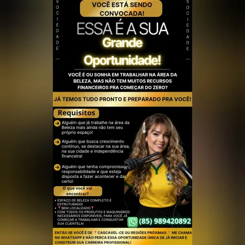 ESSA É A SUA GRANDE OPORTUNIDADE!