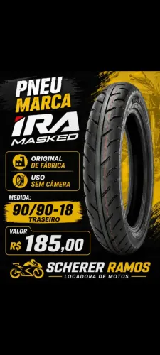 Pneus novos para moto