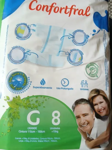 Fralda adulto 10 pacotes por 100