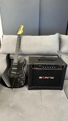 Guitarra Tagima TG-500 + Amplificador Borne Vorax 840 Studio | Kit Completo