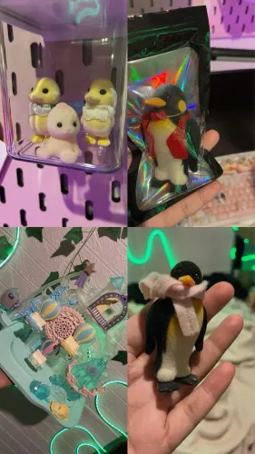 Sylvanian famílies vintage raro pinguim castelo