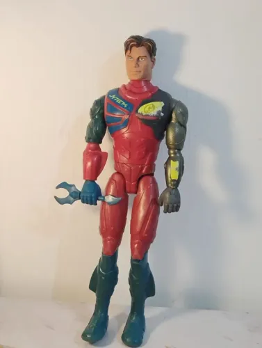 Boneco Antigo Max Steel Agente N-Tek Mattel Original