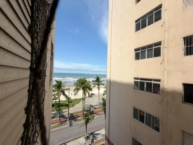Apartamento à venda no Caiçara, Praia Grande 1 quarto e vista mar!