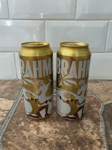 Kit duas latas Brahma Campeã 2026 + brinde