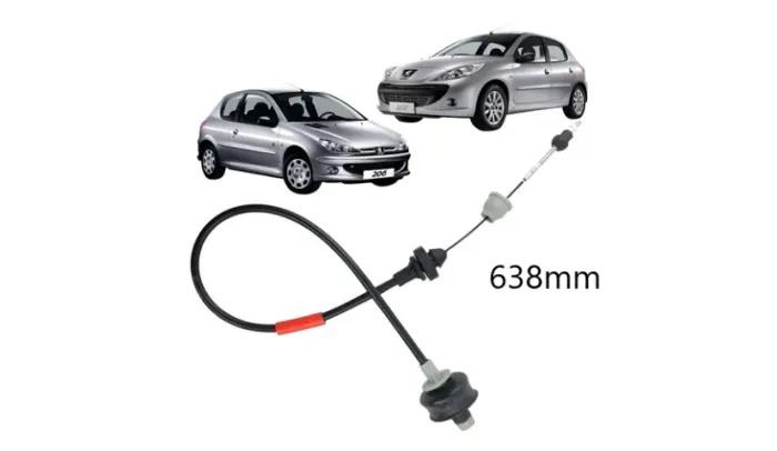 Cabo de Embreagem Peugeot 206 207 1.4 1.6 8v Regulagem Manual
