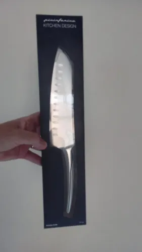 FACA SANTOKU EXCLUSIVA PINIFARINA DESIGN ITALIANO  NOVA 
