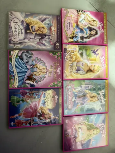 Lote de dvds Barbie