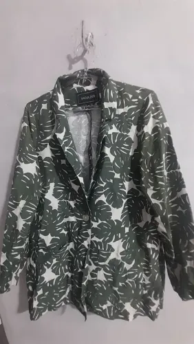 Blazer de linho da Shoulder