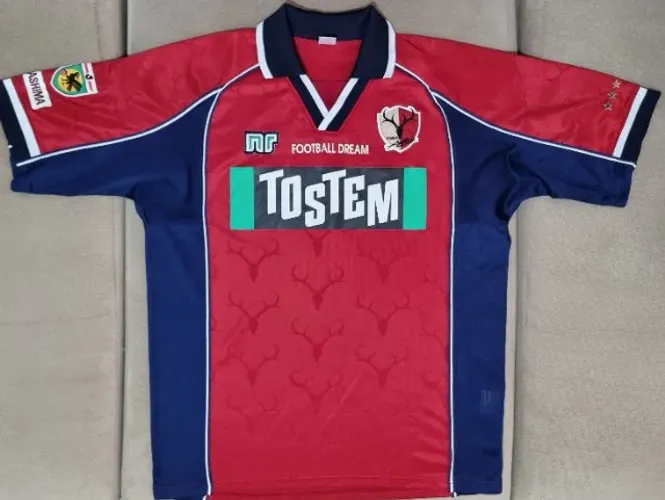 Camisa Oficial Kashima Antlers J-League 2000/2001 (marca Ennerre)