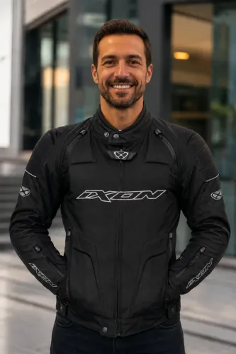 Jaqueta de Moto Ixon Oxygene Europeia M Impermeável com Proteções Impecável