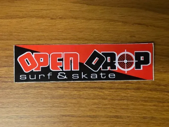 Adesivo Open Drop Surf & Skate