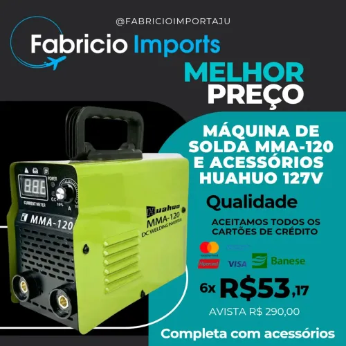MÁQUINA DE SOLDA 127V MMA-120