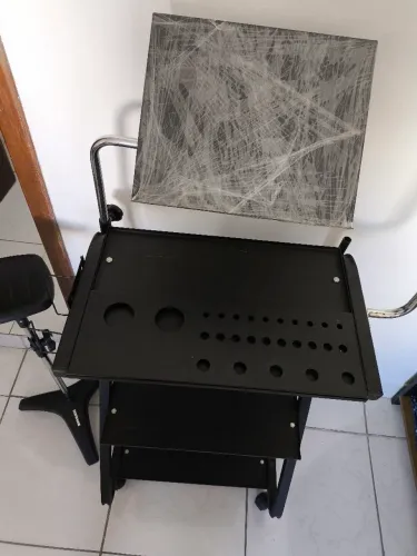 Carrinho para tatuagem / cílios