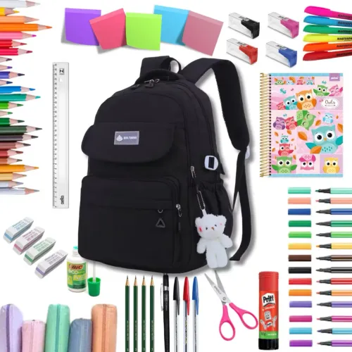 Material Escolar Com Mochila Feminino
