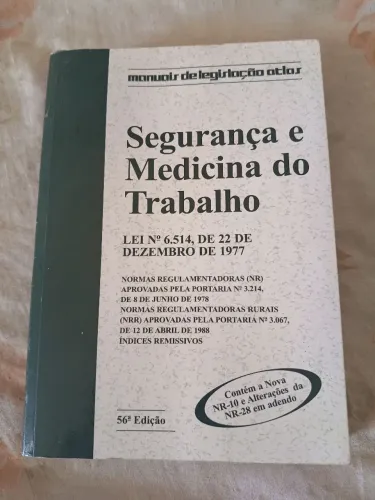 Livro segurança e medicina do trabalho