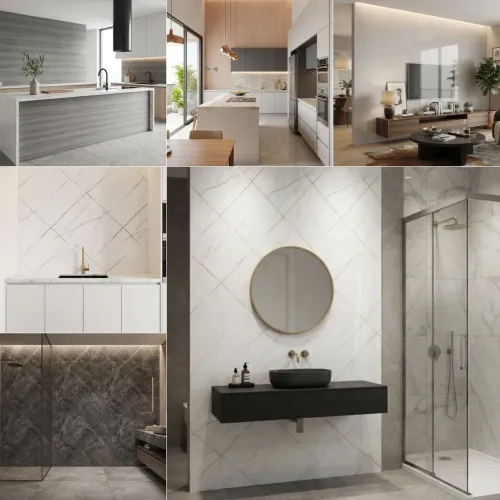 Revestimento Vinílico Efeito Mármore e Granito 120x280cm - Mais de 25 Modelos