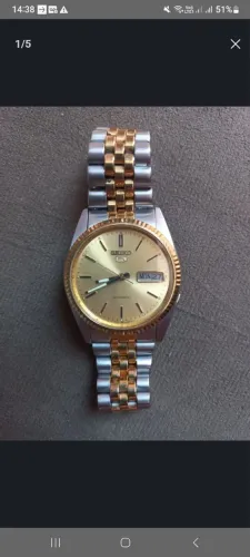 Relógio Seiko 5 automático modelo 3110