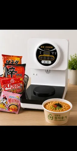 Máquina de Preparo de Macarrão Instantâneo