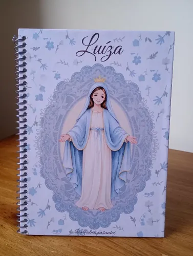 Cadernos de anotações personalizado Nossa Senhora das Graças