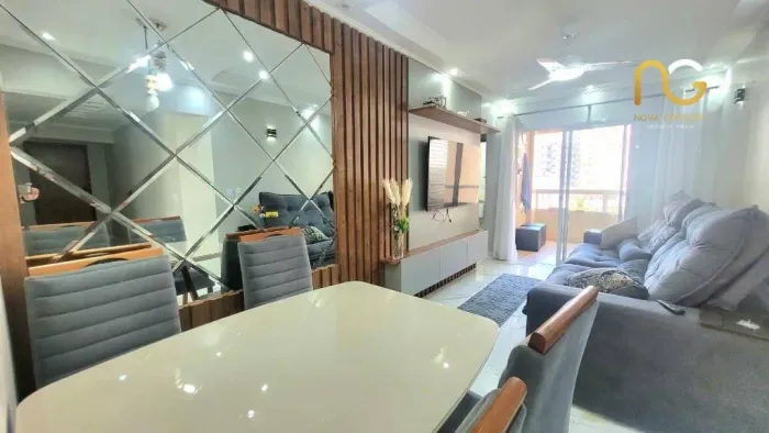 Apartamento à venda, 74 m² por R$ 555.500,00 - Vila Guilhermina - Praia Grande/SP