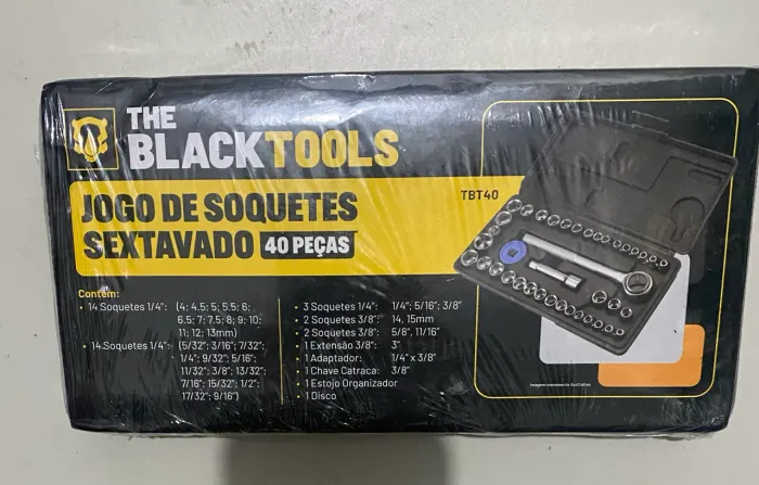 JOGO DE CHAVES SEXTAVADO 40 Peças