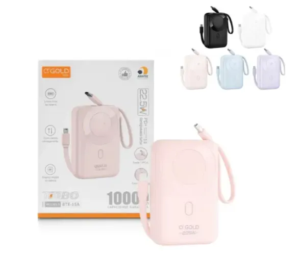 Carregador De Bateria Power Bank 22.5w 10000mah
