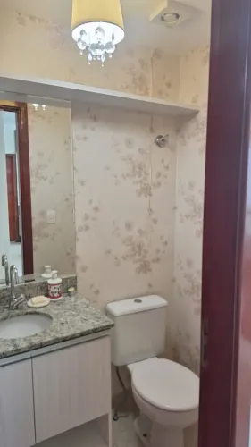 Apartamento mobiliado para locação, na Ponta Negra, andar alto, 4 dorm. - Cond. Gran Vista