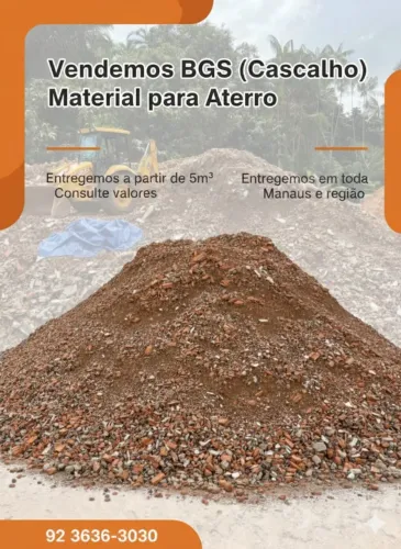 VENDA DE MATERIAL RECICLÁVEL - BGS (CASCALHO)