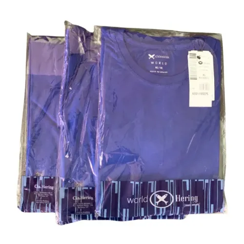  Kit com 3 Camisetas Básicas Hering de Algodão XG
